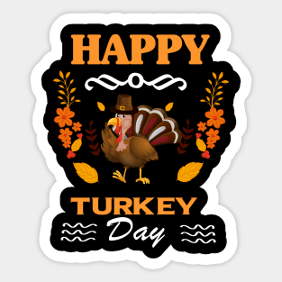 Happy Turkey Day, Dirty Thanksgiving Memes Sticker